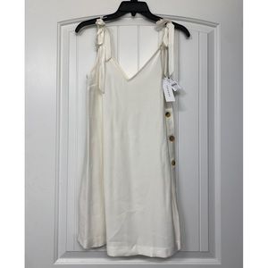 Topshop Tilda Button Mini Slipdress